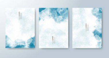 Suluboya geçmişi olan kartlar. Kapak için tasarım, tarih, kartpostal, afiş, logo.