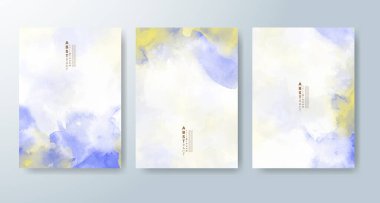 Suluboya geçmişi olan kartlar. Kapak için tasarım, tarih, kartpostal, afiş, logo.