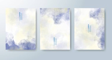 Suluboya geçmişi olan kartlar. Kapak için tasarım, tarih, kartpostal, afiş, logo.