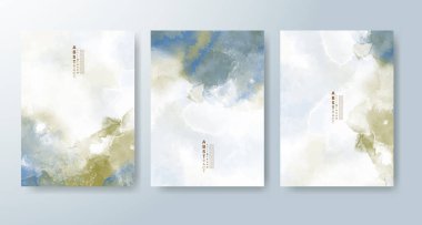 Suluboya geçmişi olan kartlar. Kapak için tasarım, tarih, kartpostal, afiş, logo.