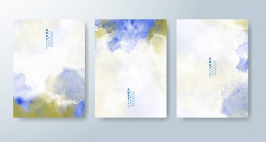 Suluboya geçmişi olan kartlar. Kapak için tasarım, tarih, kartpostal, afiş, logo.