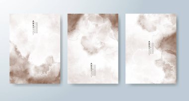 Suluboya geçmişi olan kartlar. Kapak için tasarım, tarih, kartpostal, afiş, logo.