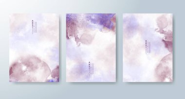 Suluboya geçmişi olan kartlar. Kapak için tasarım, tarih, kartpostal, afiş, logo.