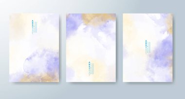 Suluboya geçmişi olan kartlar. Kapak için tasarım, tarih, kartpostal, afiş, logo.