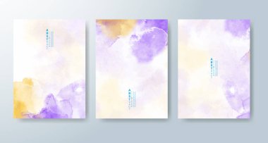 Suluboya geçmişi olan kartlar. Kapak için tasarım, tarih, kartpostal, afiş, logo.