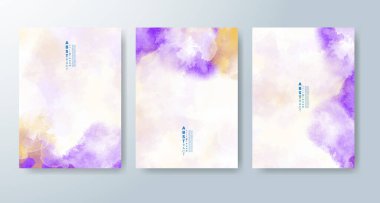 Suluboya geçmişi olan kartlar. Kapak için tasarım, tarih, kartpostal, afiş, logo.