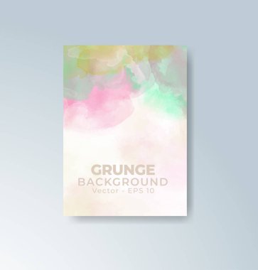 Suluboya geçmişi olan kartlar. Kapak için tasarım, tarih, kartpostal, afiş, logo.