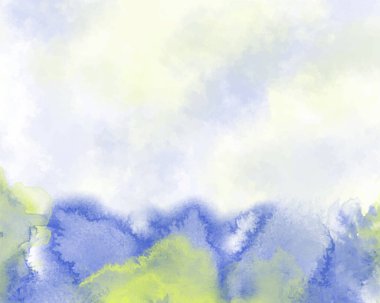 Arka plan için soyut renkli sulu boya. Dijital sanat resim.