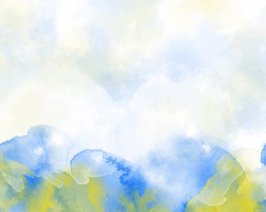 Arka plan için soyut renkli sulu boya. Dijital sanat resim.