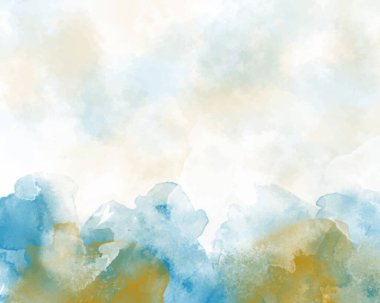 Arka plan için soyut renkli sulu boya. Dijital sanat resim.