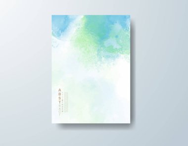 Suluboya geçmişi olan kartlar. Kapak için tasarım, tarih, kartpostal, afiş, logo.