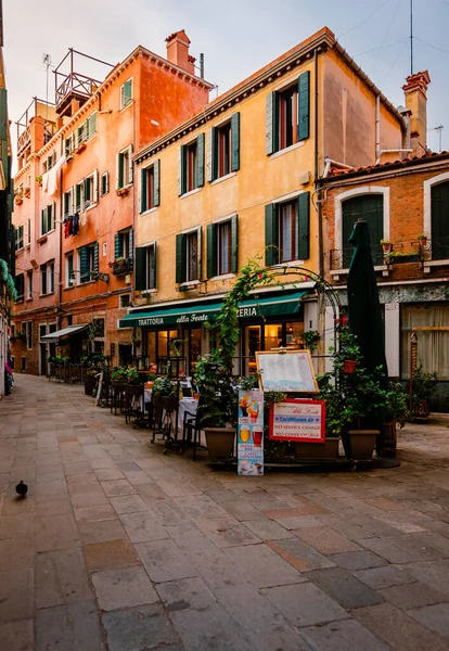 Veneza Itália Outubro 2022 Restaurante Centro Histórico Veneza — Fotografia de Stock