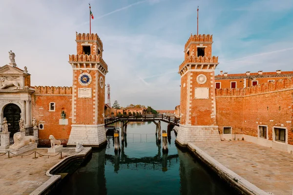 Venise Italie Octobre 2022 Entrée Ancien Chantier Naval Arsenal Venise — Photo