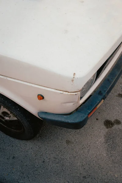 Деталь Старинного Итальянского Автомобиля — стоковое фото