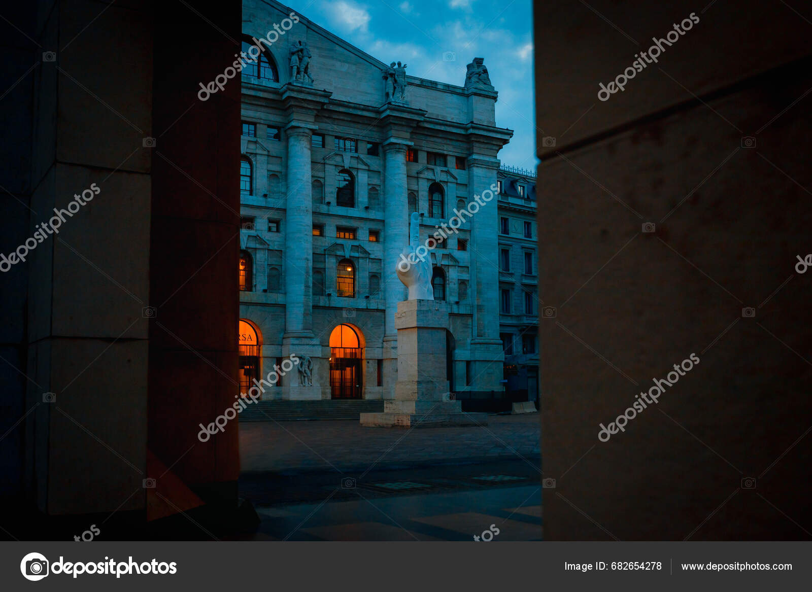 Milan Italy September 2023 Maurizio Cattelan's Raised Middle Finger