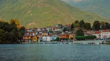 Mergozzo Gölü 'nden 4K Timelapse Yaz Gündoğumunda İtalya Huzur Yansımaları ve Canlı Şafak Renkleri
