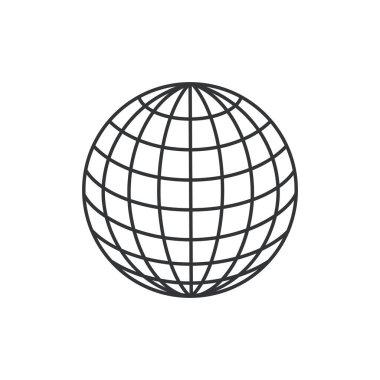 Disko topu ikonu. Görüntü tasviri. Vektör tasarımı.