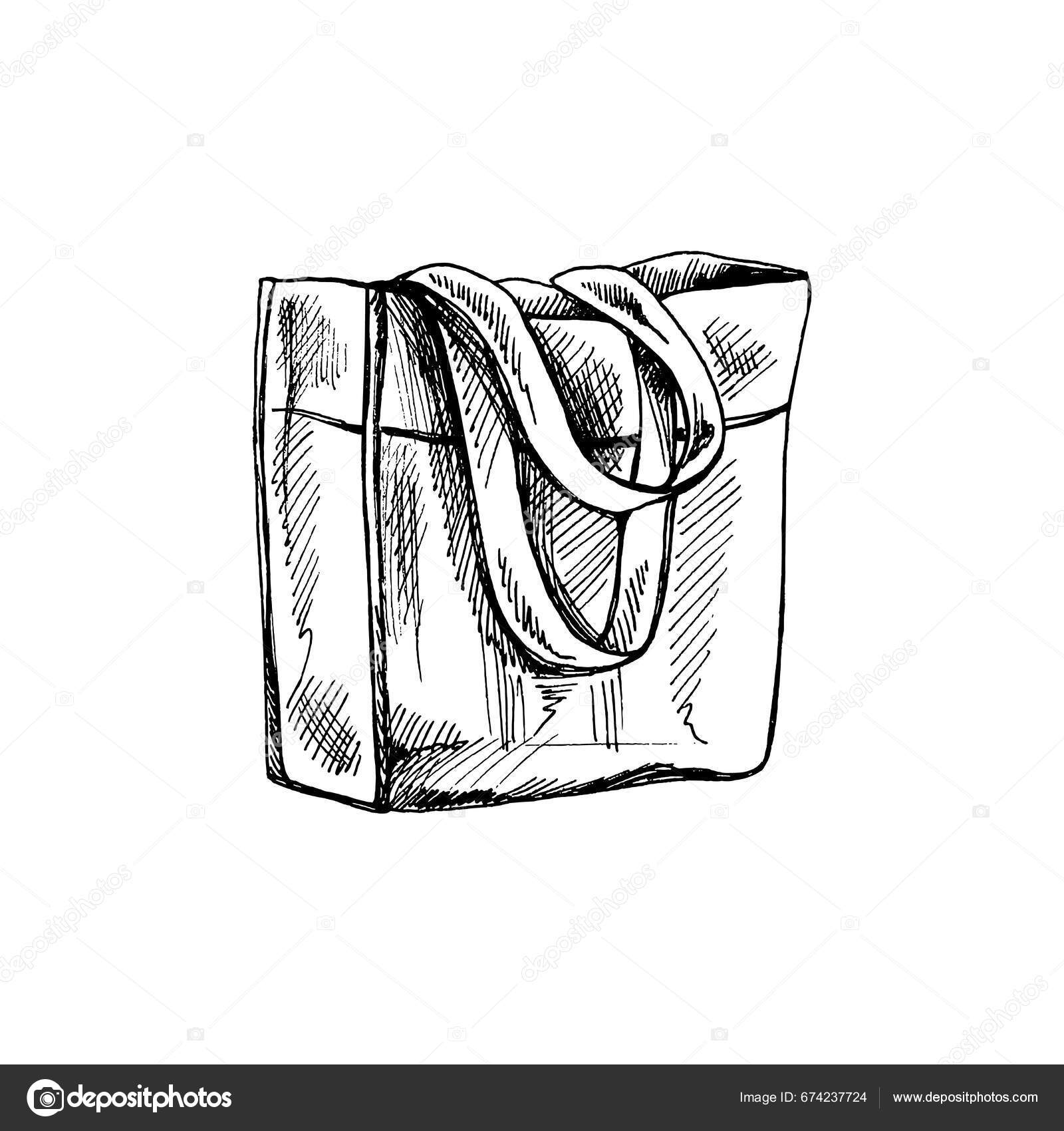Female Handbag Sketch Icon Stock Illustration - Download Image Now - Arts  Culture and Entertainment, Bag, Beauty - iStock