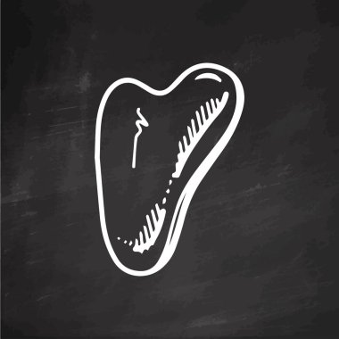 Yüz ve boyun masajı için karalama yeşimi yonga kazıyıcı karalama tahtası. Sağlıklı ve genç cilt için kaldırma. Moda cilt bakımı.