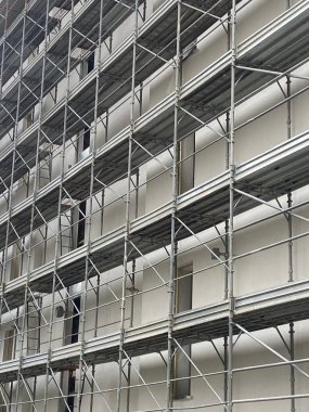 Örneğin ev inşaatı için bir inşaat sahası