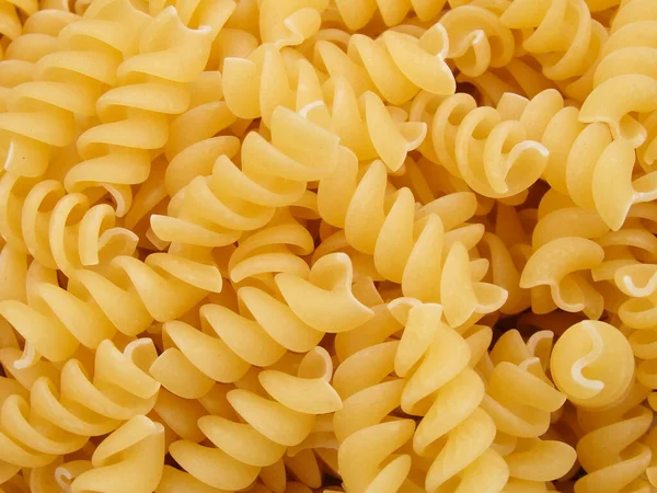 Rauwe Italiaanse Pasta Achtergrond Achtergrond Van Pasta Close Ruwe Voedsel — Stockfoto