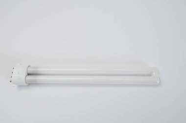 floresan ampul beyaz zemin üzerine