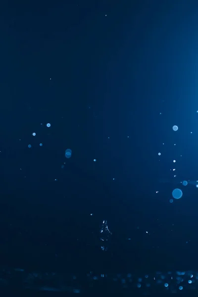 Blur Fundo Abstrato Com Bokeh Desfocado Luzes Sombra Água Azul — Fotografia de Stock