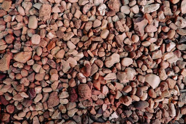 Zaoblené Mořské Kameny Jako Slepá Plocha Kolem Chalupy Malé Mořské — Stock fotografie