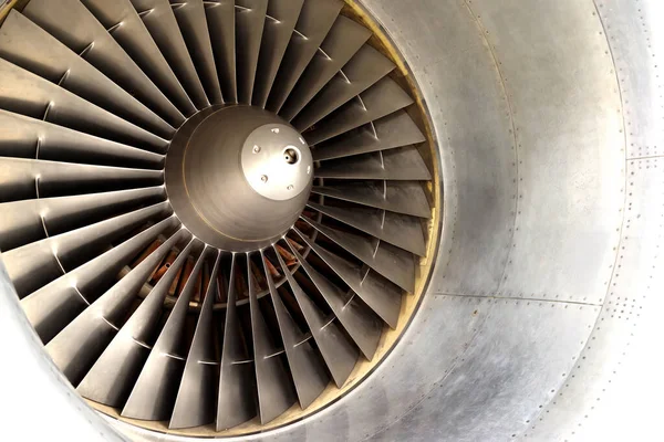 stock image Close-Up Twin Stream Turbine Air Jet Engine, Airbus A380 - Close-Up Zweistrom-Turbinen-Luftstrahltriebwerk, Airbus A380