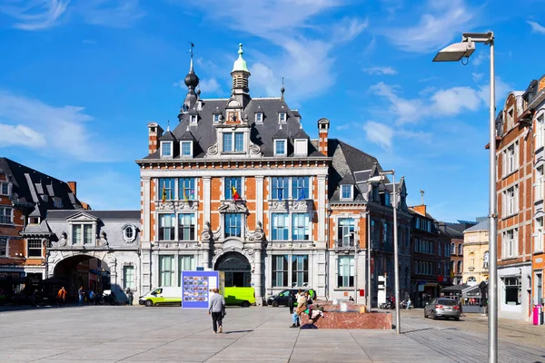 Stara Giełda Papierów Wartościowych Bourse Place Armes Namur Belgia — Zdjęcie stockowe