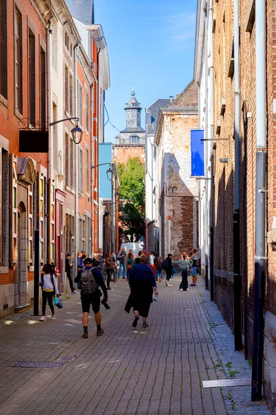 Città Bassa Con Edifici Tradizionali Namur Belgio — Foto Stock