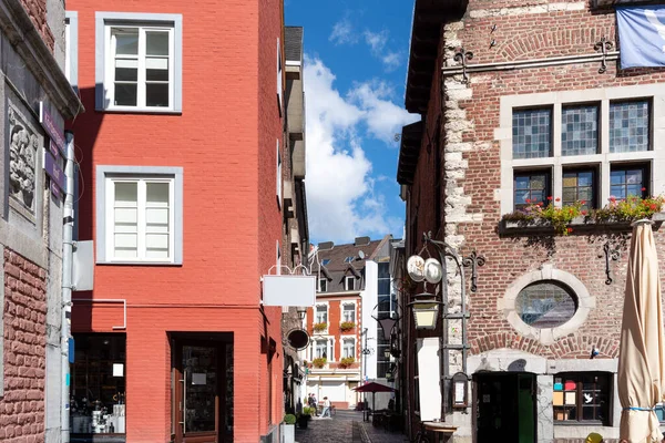 Piękne Fasady Starym Mieście Akwizgran Niemcy — Zdjęcie stockowe