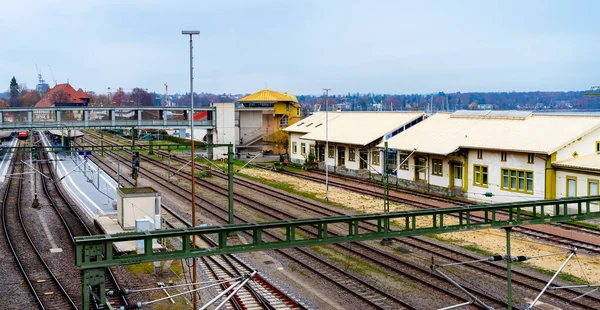 stock image Konstanz station (German: Bahnhof Konstanz) is the largest passenger station in the German city of Konstanz (Constance).