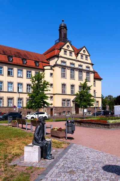 Eisenach Thueringen Güneşli Bir Günde Mavi Gökyüzü Olan Eski Kasabadaki — Stok fotoğraf