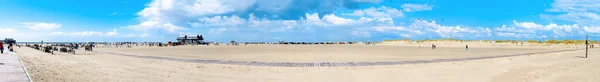 Пляжная Панорама Петра Ординга Северном Море — стоковое фото