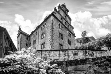 Almanya 'nın Hesse şehrinde Marburg an der Lahn