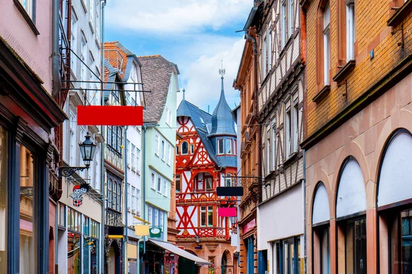 Marburg Der Lahn Festői Óvárosa Hesse Németország — Stock Fotó