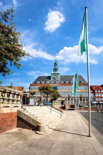 Városháza Kikötő Közelében Emden Alsó Szászország Németország Stock Kép