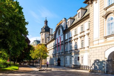 Çek Cumhuriyeti 'nin Pilsen kentindeki eski Dominik manastırında bilimsel kütüphane