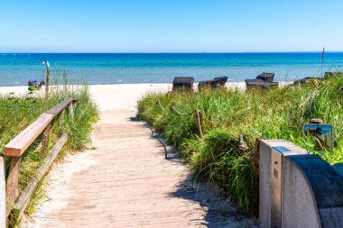 Scharbeutz Plajı, Baltık Denizi, Almanya