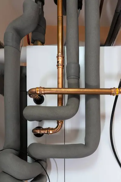 Isıtma boru hattında yalıtım