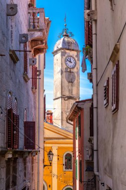 Historic center of Labin at daytime, Istria, Croatia clipart