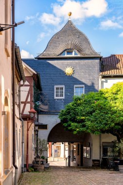Heppenheim 'daki Wormser Gate an der Bergstrasse, Almanya