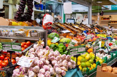 Galdar, Gran Canaria 9. May 2025  Green decoration with sheep sculptures and flowers for San Isidro Festival 2025. Artistic design of public space using animal sculptures, plants and more