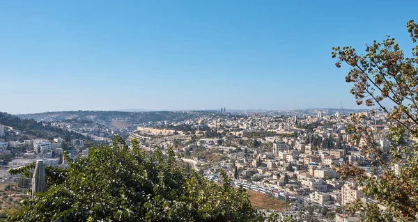 Krásná Krajina Starého Města Jeruzaléma — Stock fotografie
