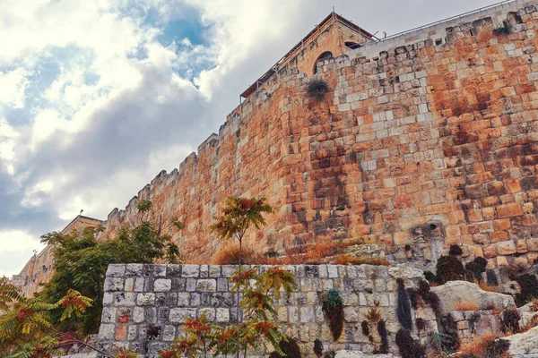 Majestic Walls Old Jerusalem Historical Memory — Stock Photo, Image