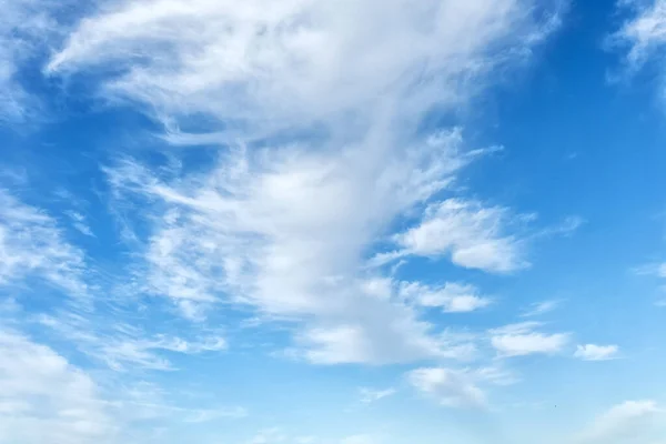 spring blue sky cloud, wonderful clear mood, natural blue-white background of nature