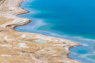 Lezzetli güzel manzara Ölü deniz, İsrail Yahudisi vadisi