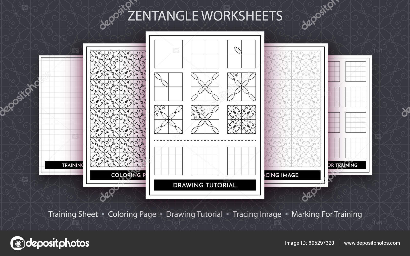 Wie Man Ein Zentangle Zeichnet Schritt Für Schritt Zeichenanleitung