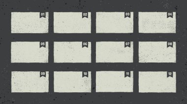 12 Sıçrayan Doku Dokuları. Kirli Arkaplan. Beton Duvar Sıyrık Malzemesi. Eski Duvar Kağıdı Konsepti. Retro Rough Noktaları. Vektör 10